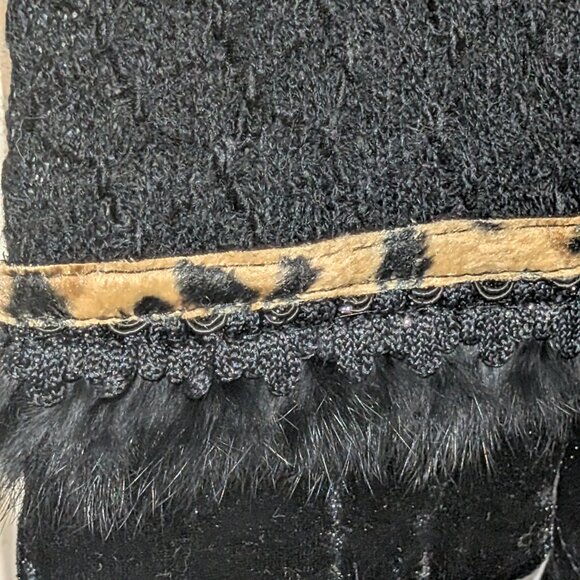 Buffalo David Bitton Black Velvet Burnout Top - Rock Luxe Style! 🖤 - Picture 7 of 9